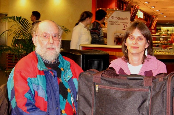 Tony, Jerry in our cat carrier, and Petra.